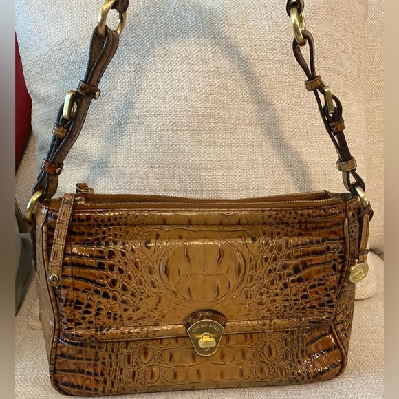 Brahmin Vintage Leather bag in Toasted Almond - Picture 2 of 14